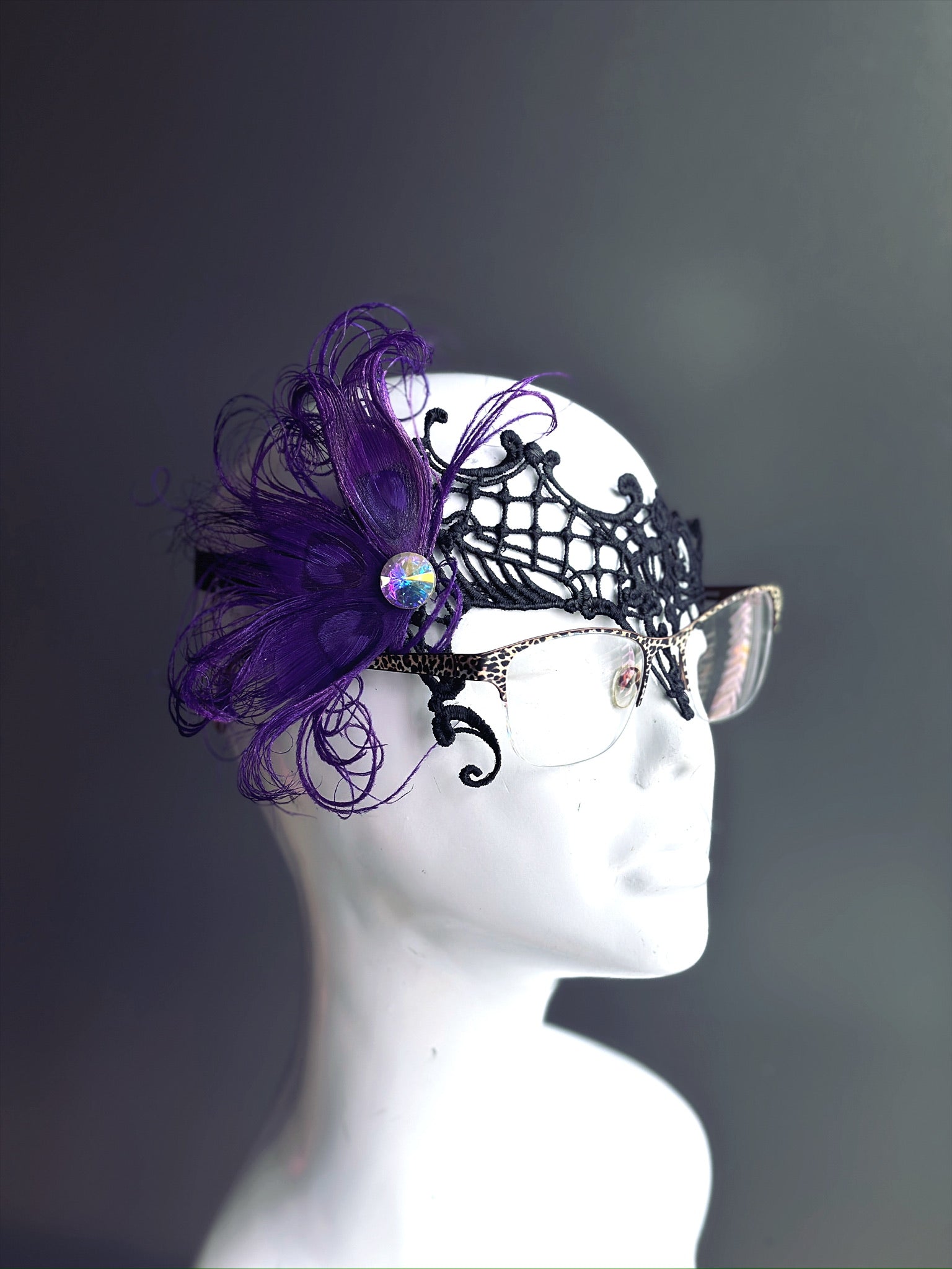 purple-peacock-masquerade-mask-glasses-black-lace