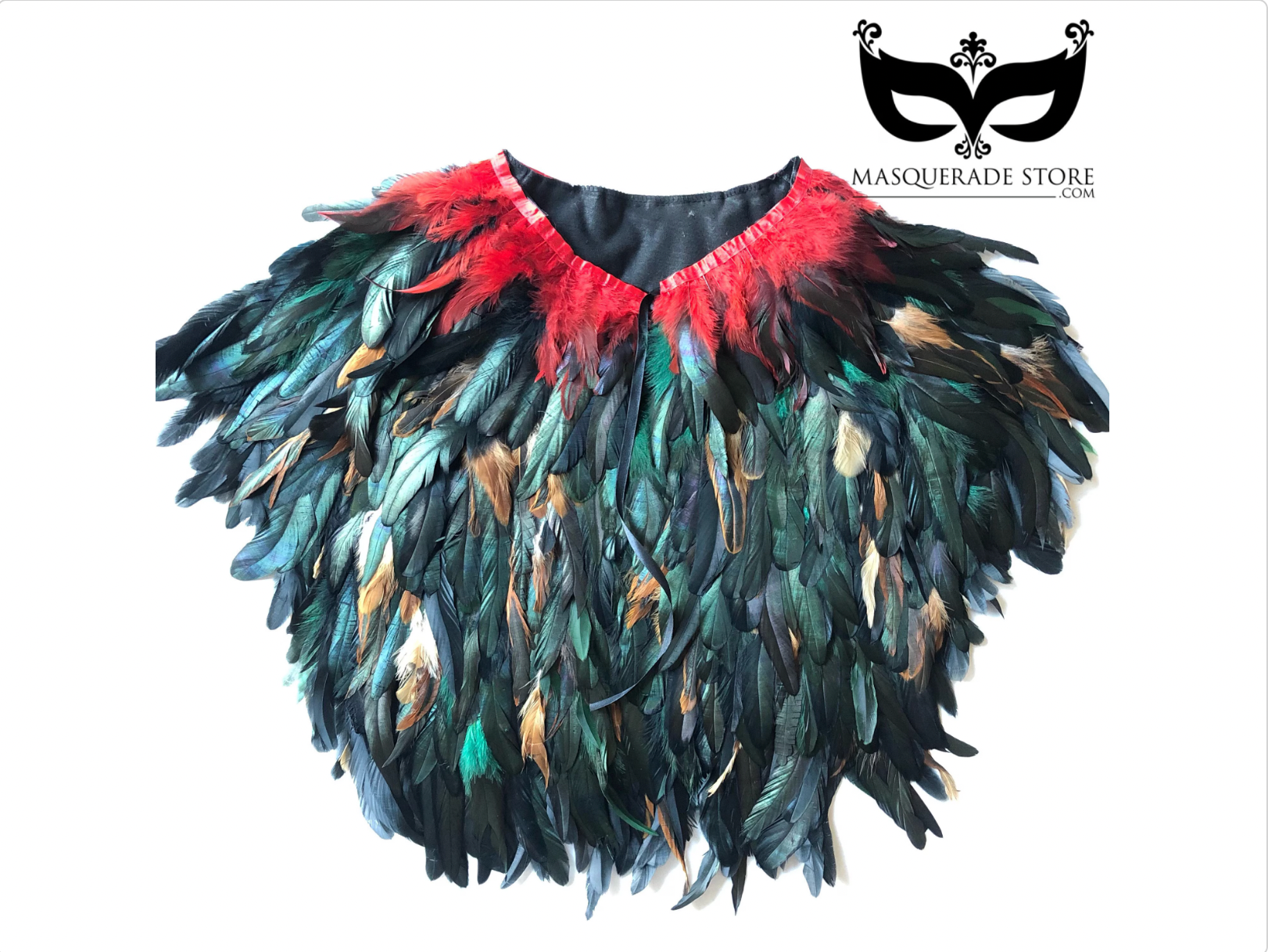 Red Witch Cape - viking spirit warrior