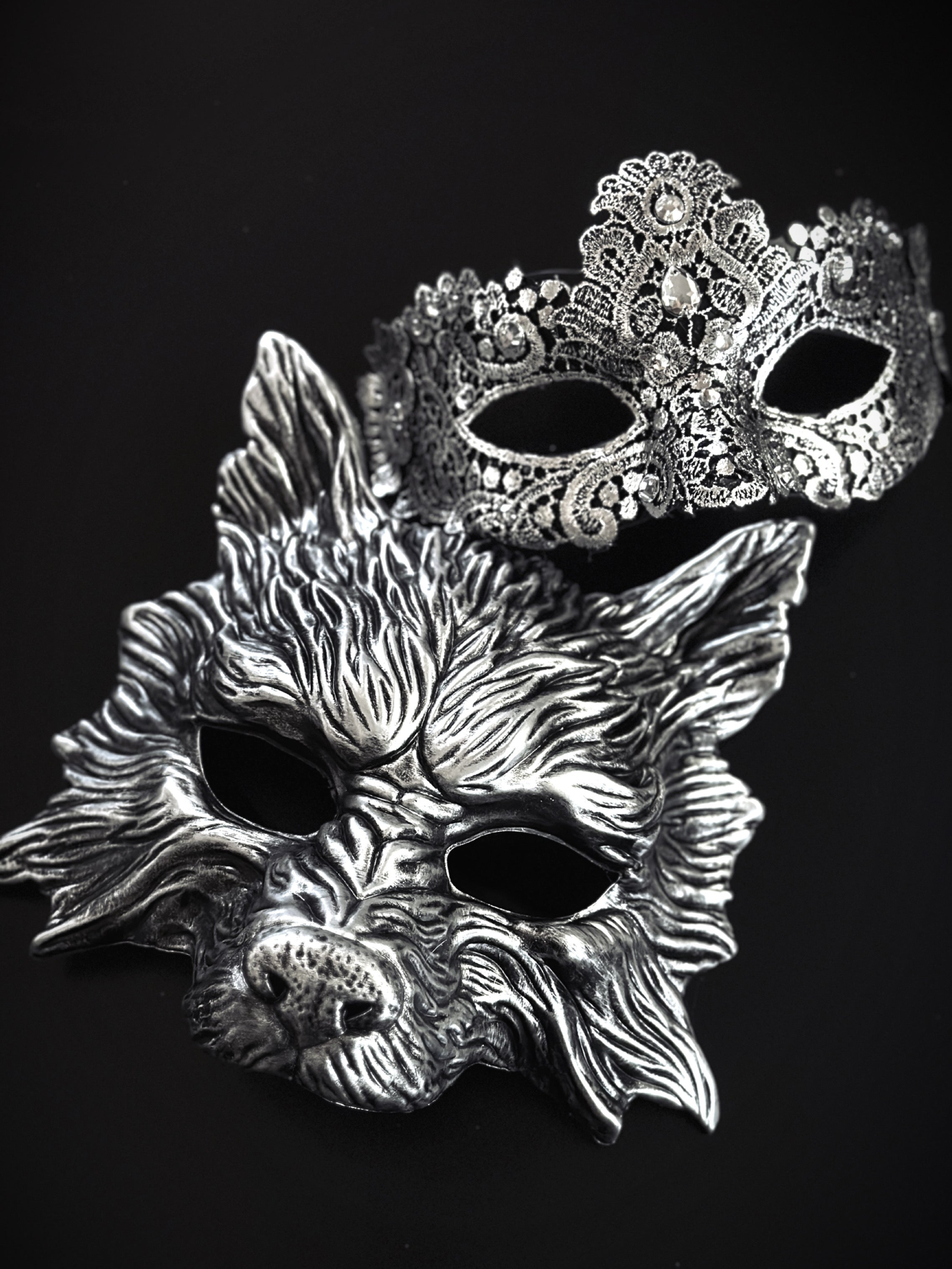 Moonlit Shadow Pair - Silver