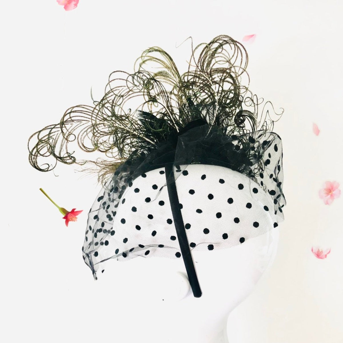 Large Peacock Fascinator