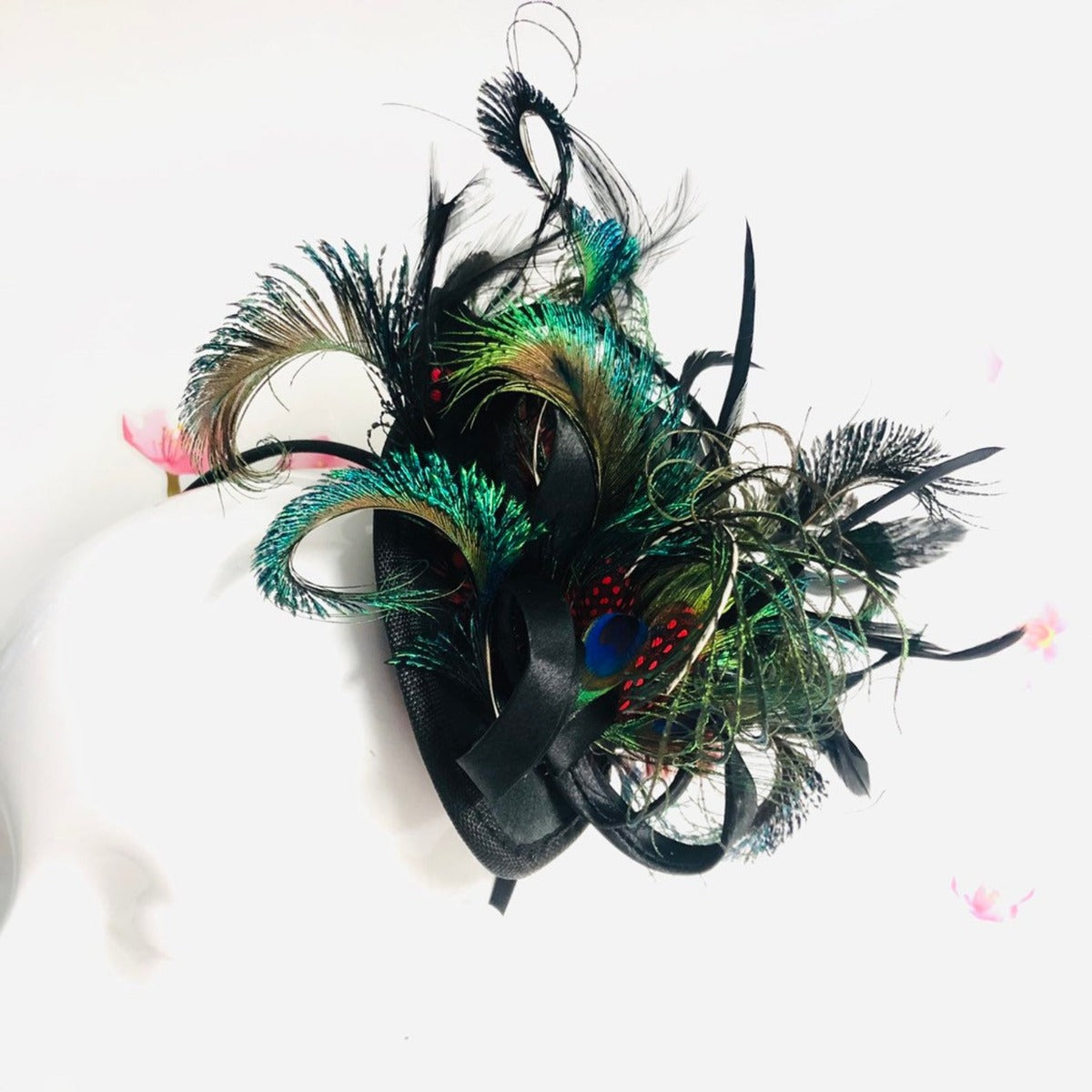Small Peacock Fascinator