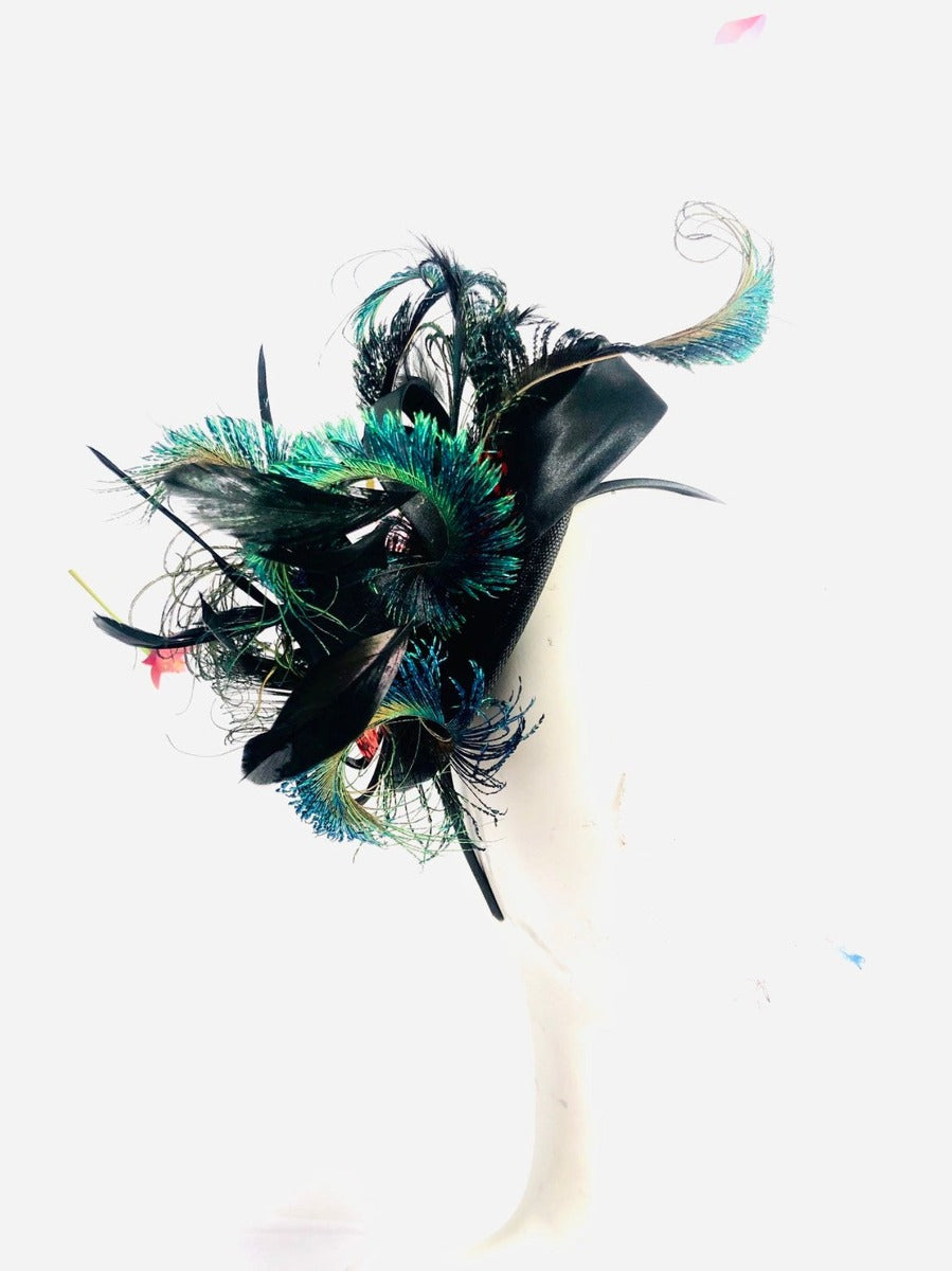 Small Peacock Fascinator