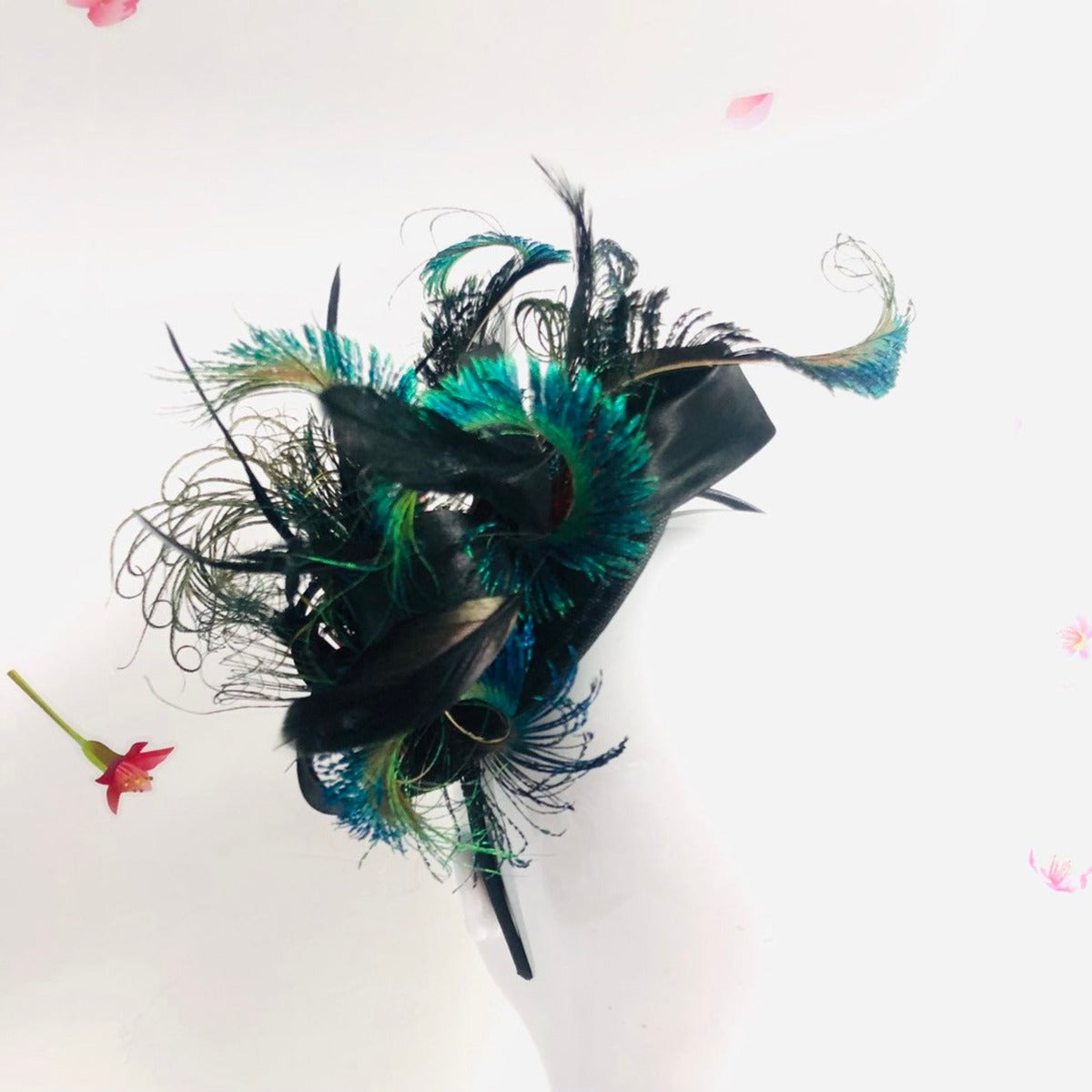 Small Peacock Fascinator