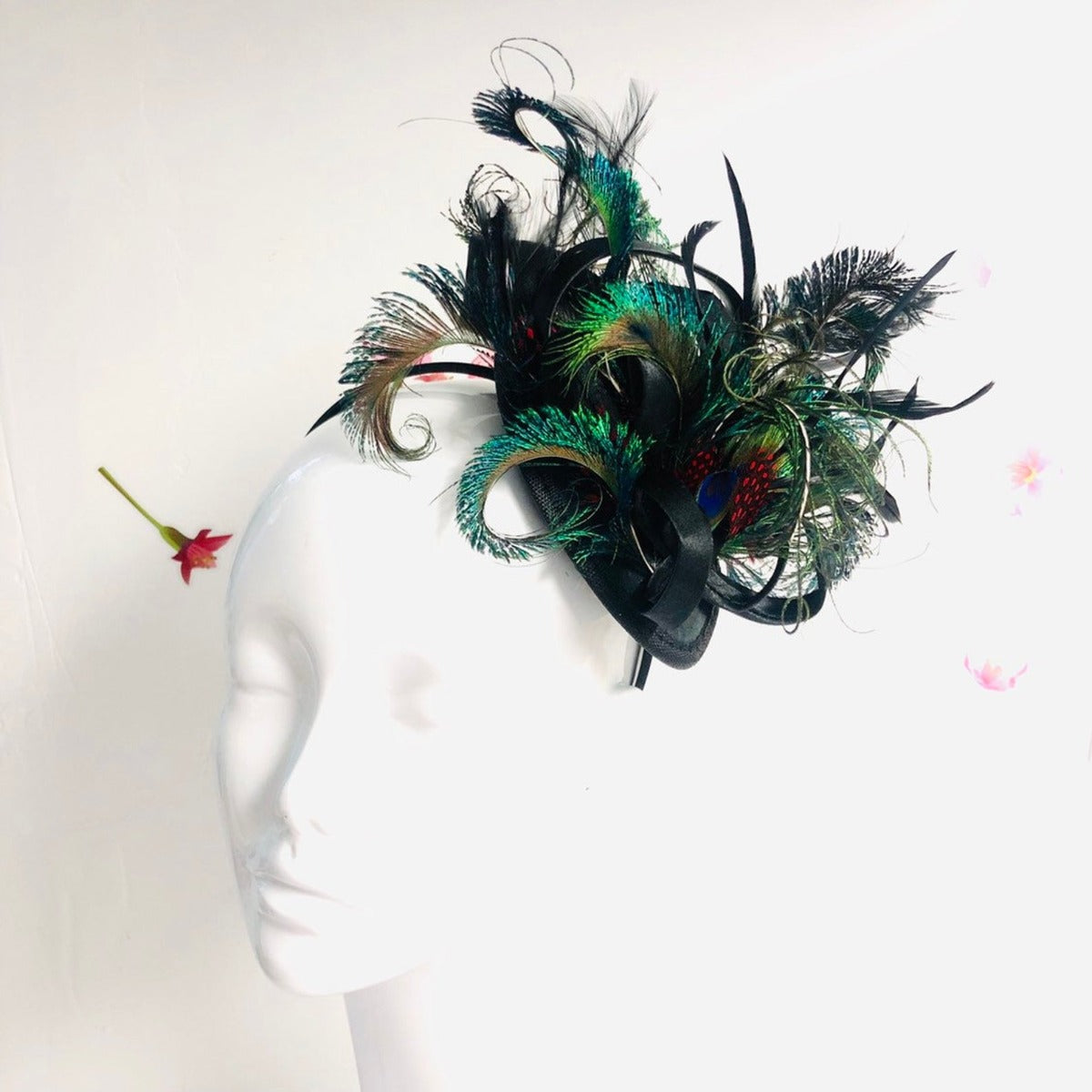 Small Peacock Fascinator