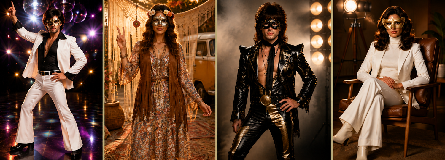 70s Costume Ideas How to Nail Disco, Hippie & Retro Masquerade Style