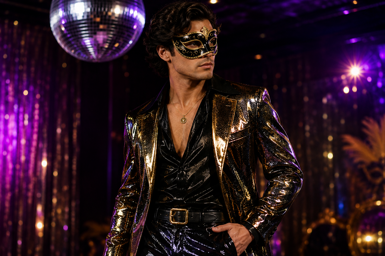 The Ultimate Men's Disco Outfit Guide for Themed Masquerade Parties