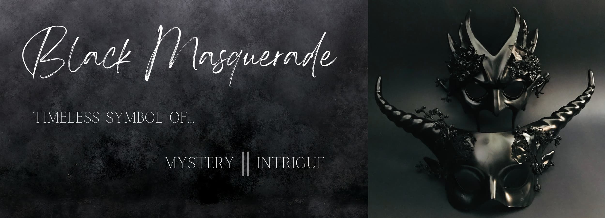 Black Masquerade Masks