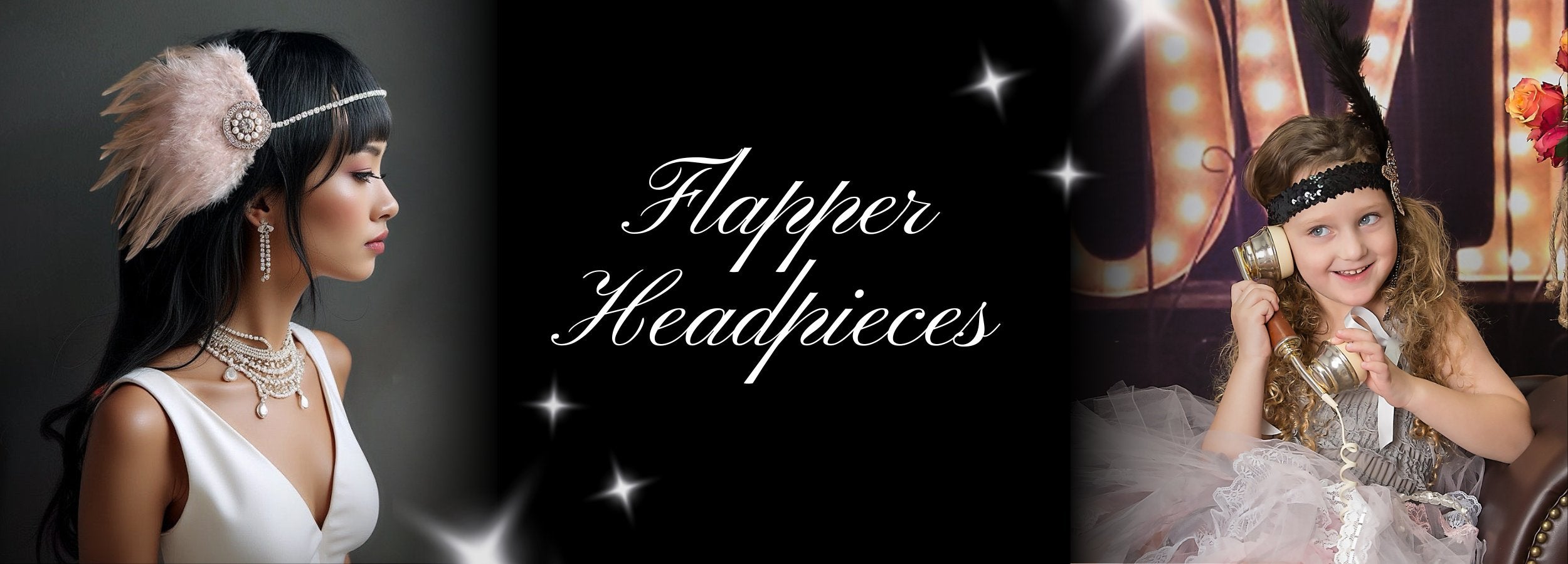 Flapper Headband | 1920s Feather Headbands & Gatsby Styles – Masquerade ...