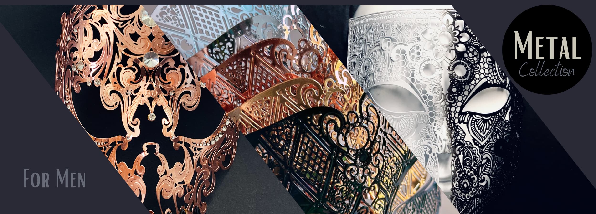 Mens Metal Masks