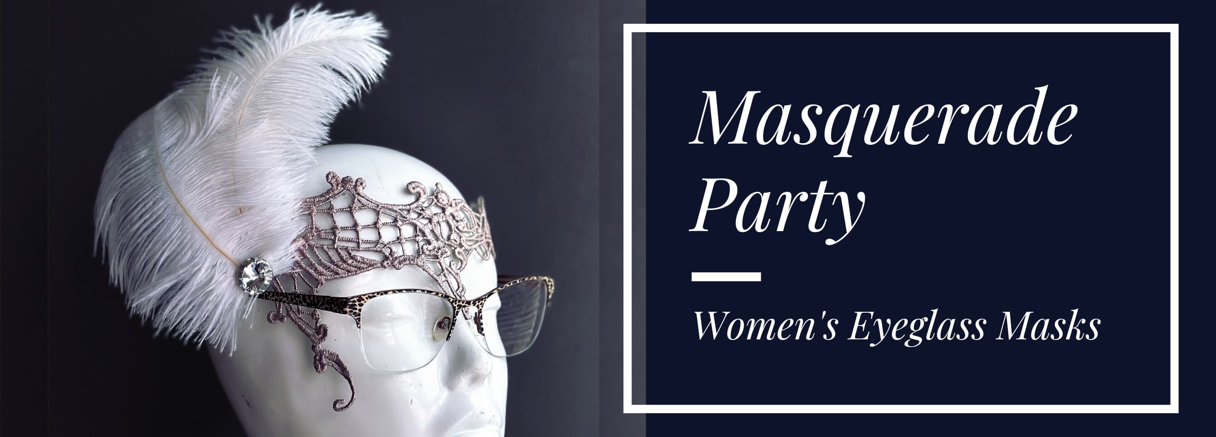 Women Eyeglass Masquerade Masks