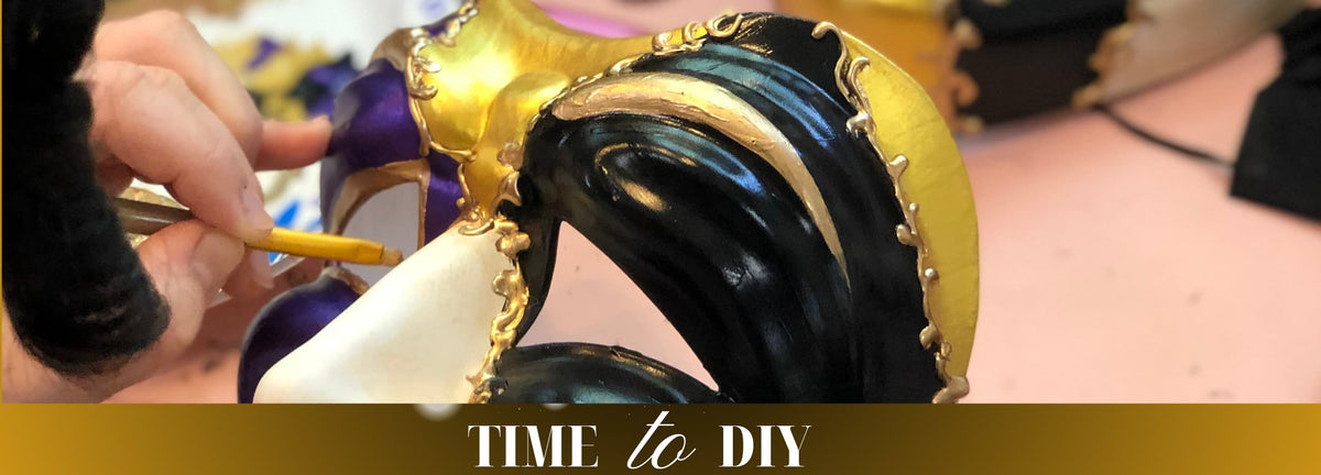 DIY Blank Masquerade Masks | White & Black Face Mask to Decorate ...
