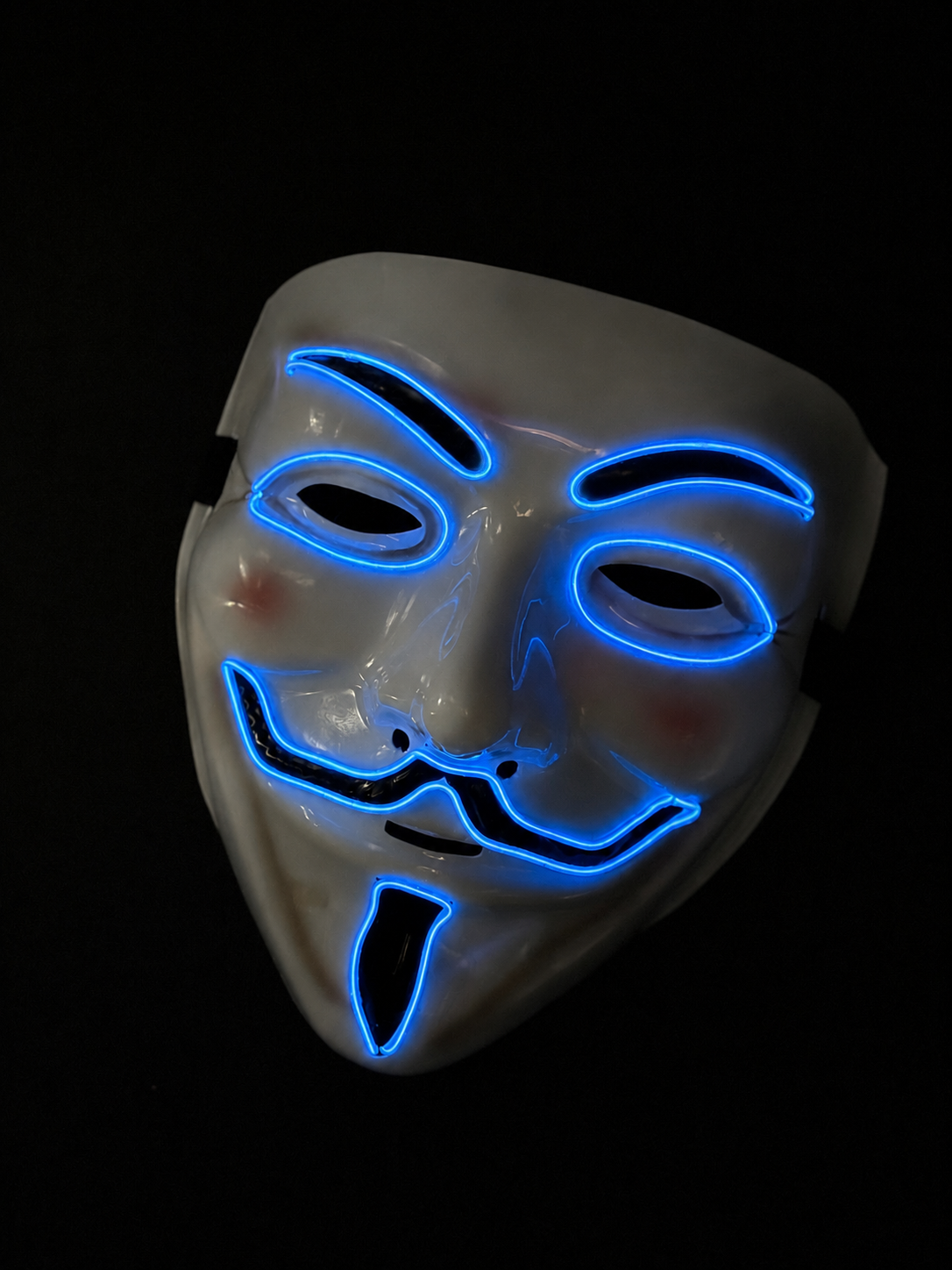 Neon Anonymous - Blue Voltage LED Mask
