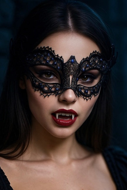 Katherine Mask - Blue/Black