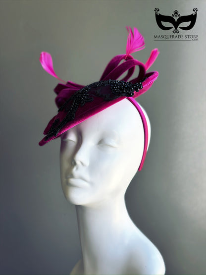 Velour Enchant – Fascinator Hat