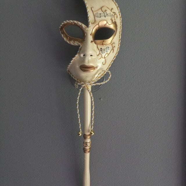thumbnail image 2 of Black Filigree Metal Venetian Masquerade Mask – Party Ready, Express Post 2 of 6
