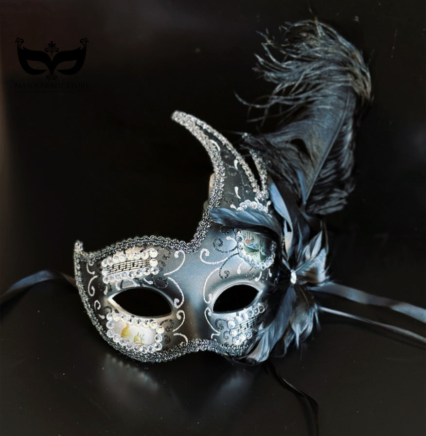 Bulk Masks - Noir Plume Luxe Collection