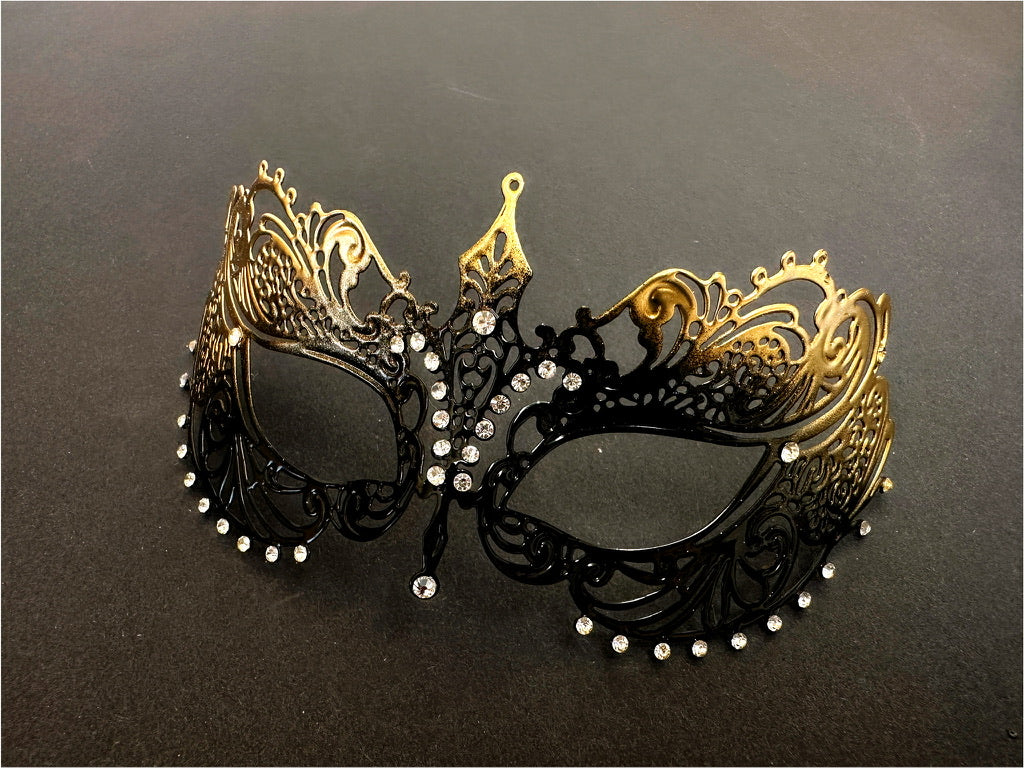 Dusktide Royals - Gold Ombre Couples Masks