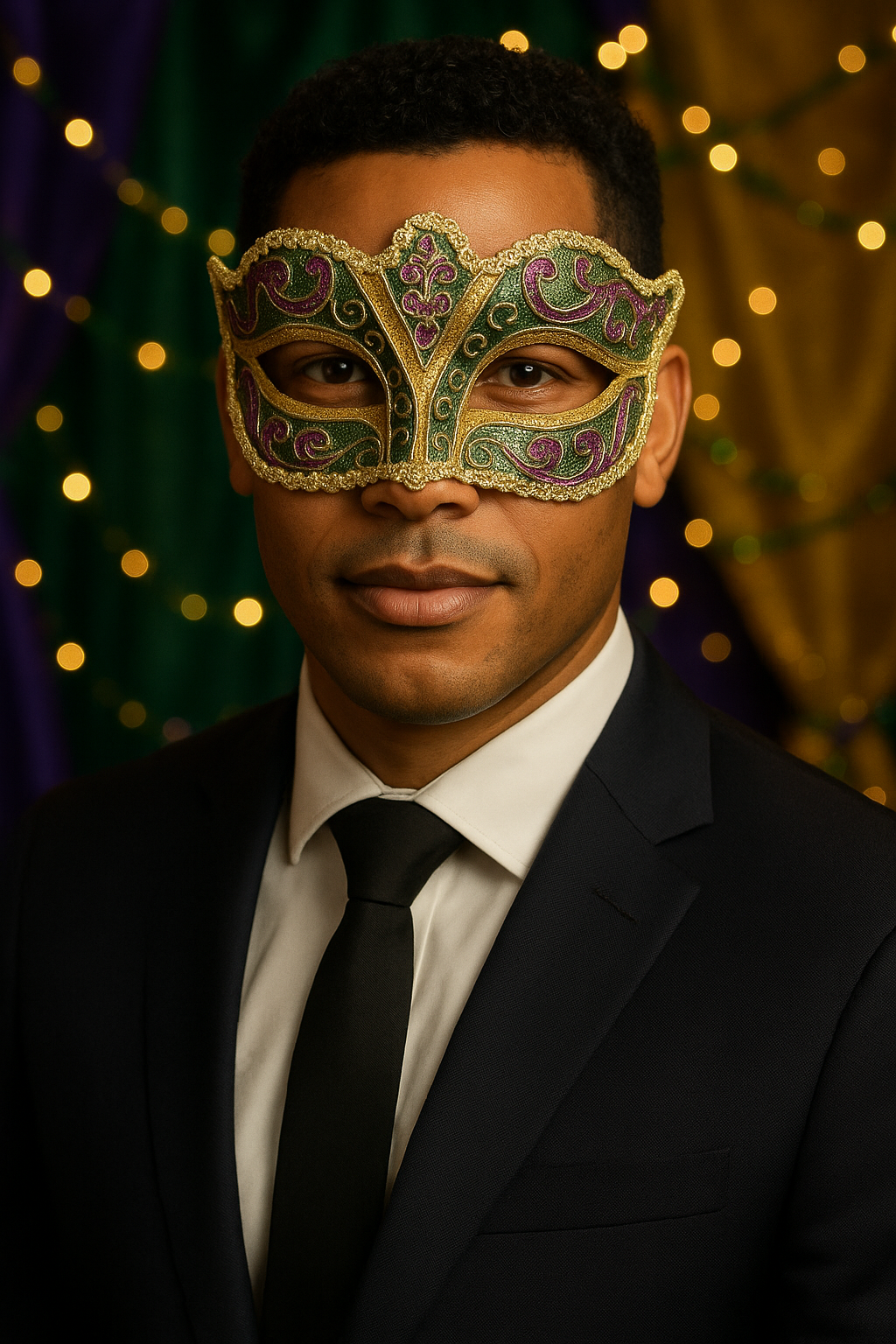 Bulk Masks - Bravaro Mardi Gras - 4-12 Pieces