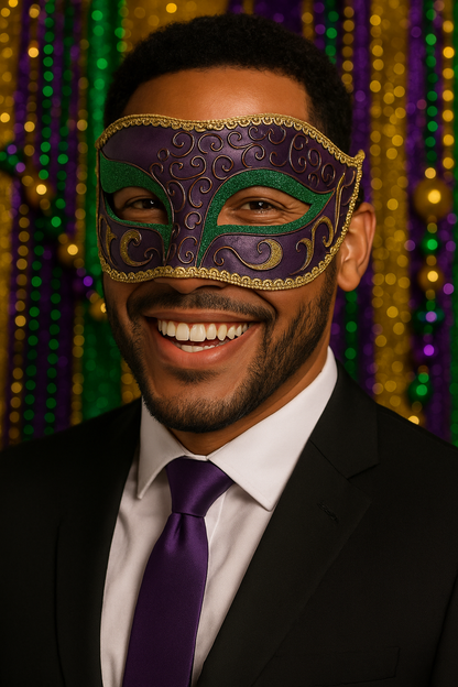 Bulk Masks - Venetian Mardi Gras - 4-12 Pieces