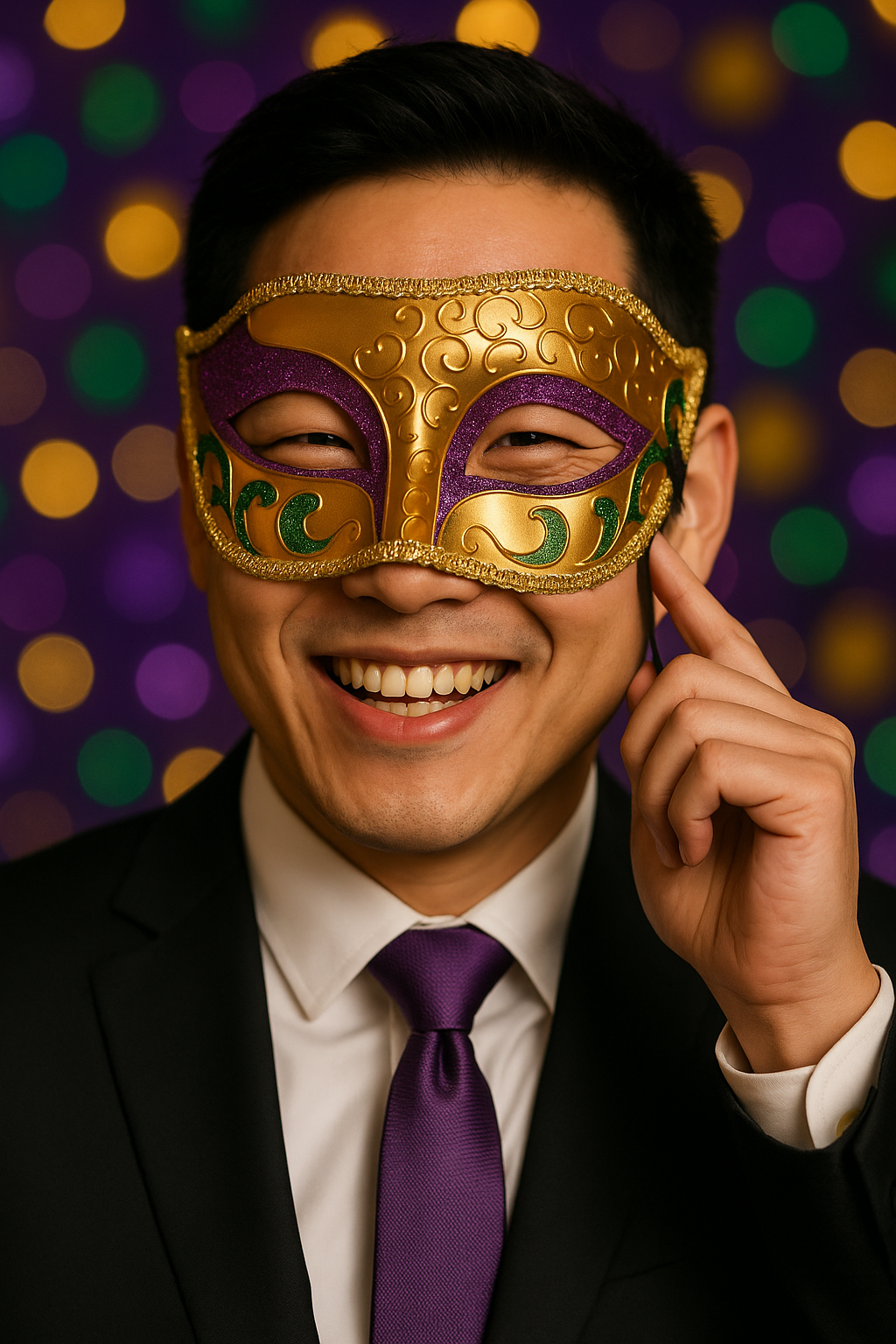 Bulk Masks - Venetian Mardi Gras - 4-12 Pieces