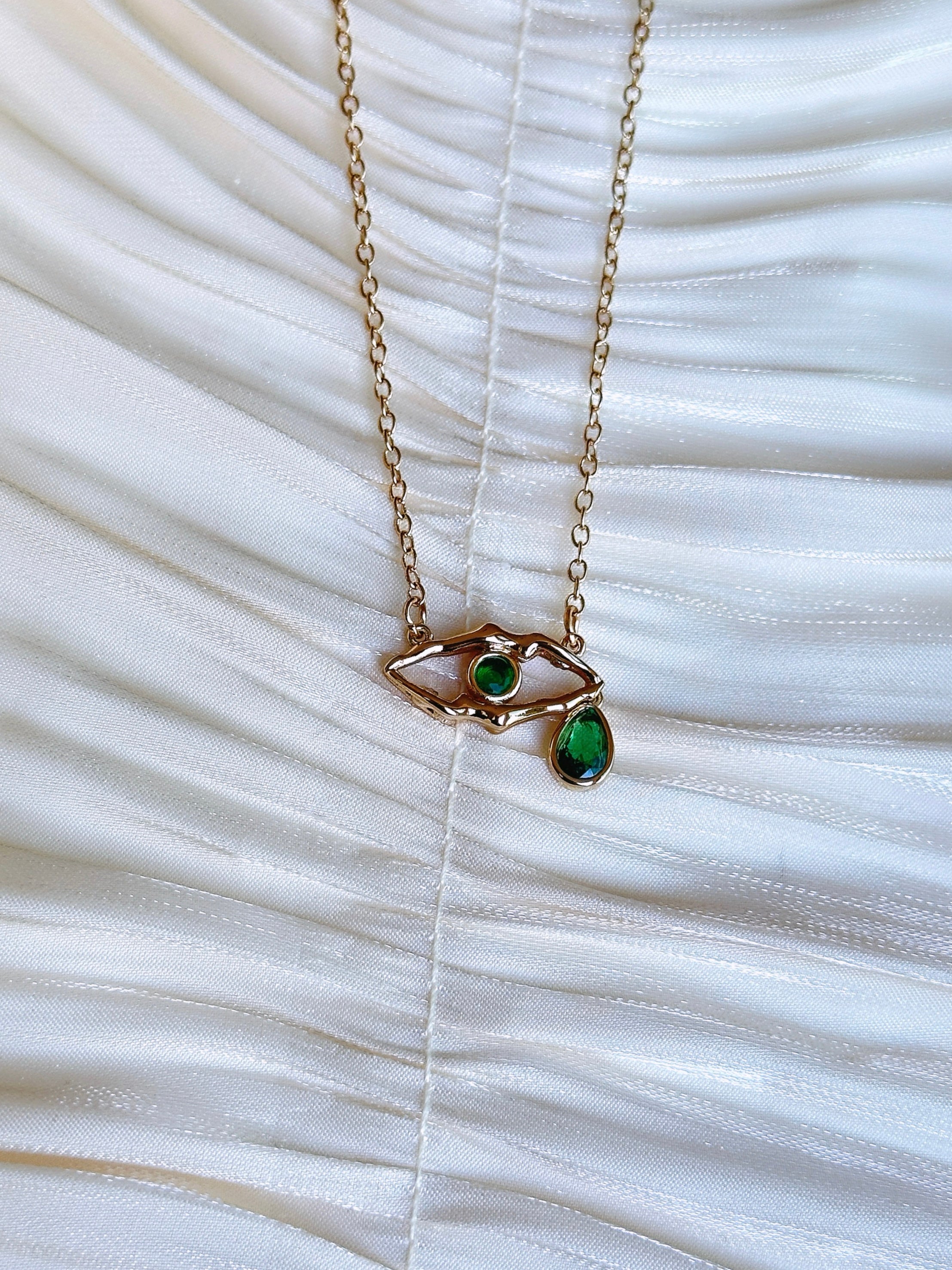 Teardrop Eye Necklace