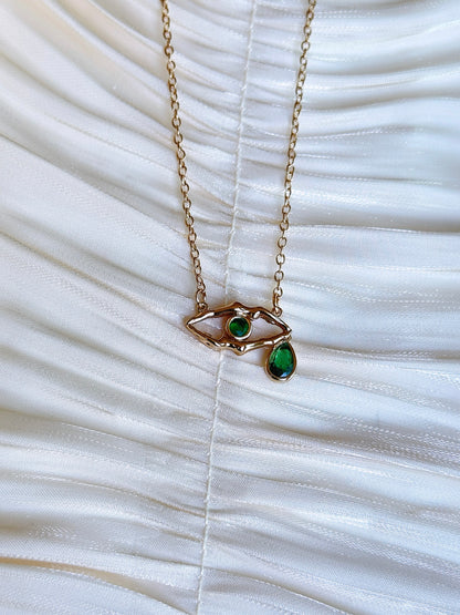 Teardrop Eye Necklace