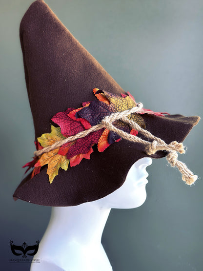 Harvest Hex – Brown Witch Hat