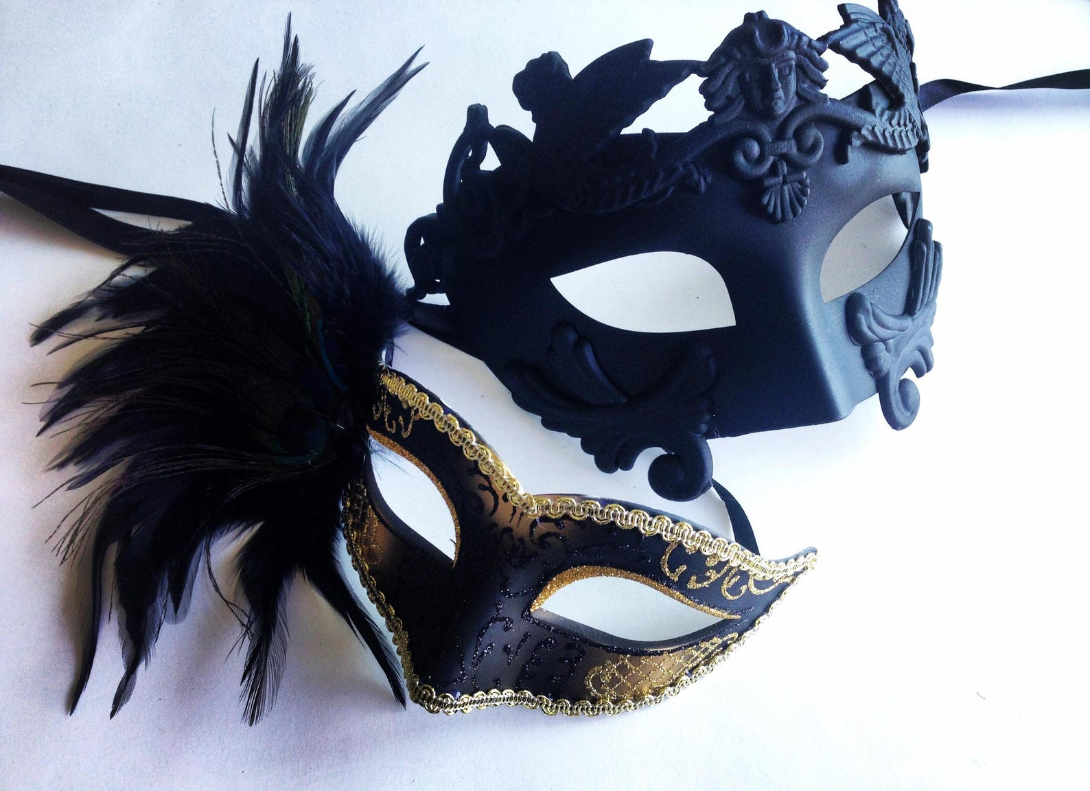 Gladiator And Peacock Set - Black