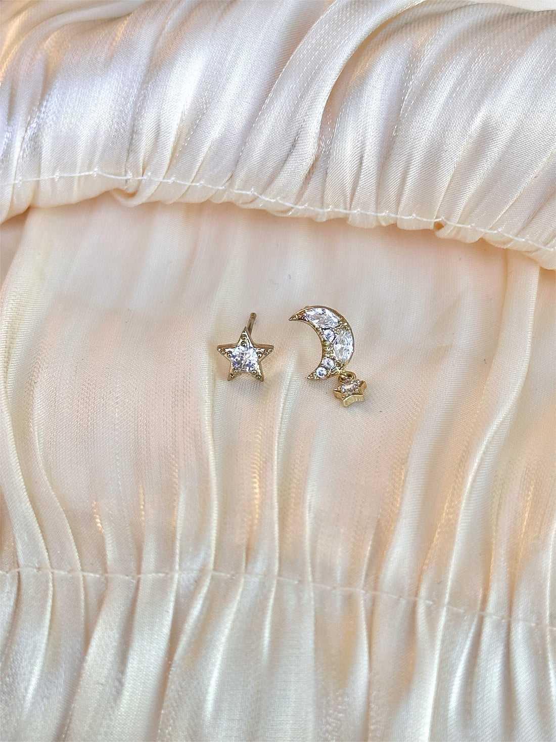 Luna Star Mismatch Stud Earrings