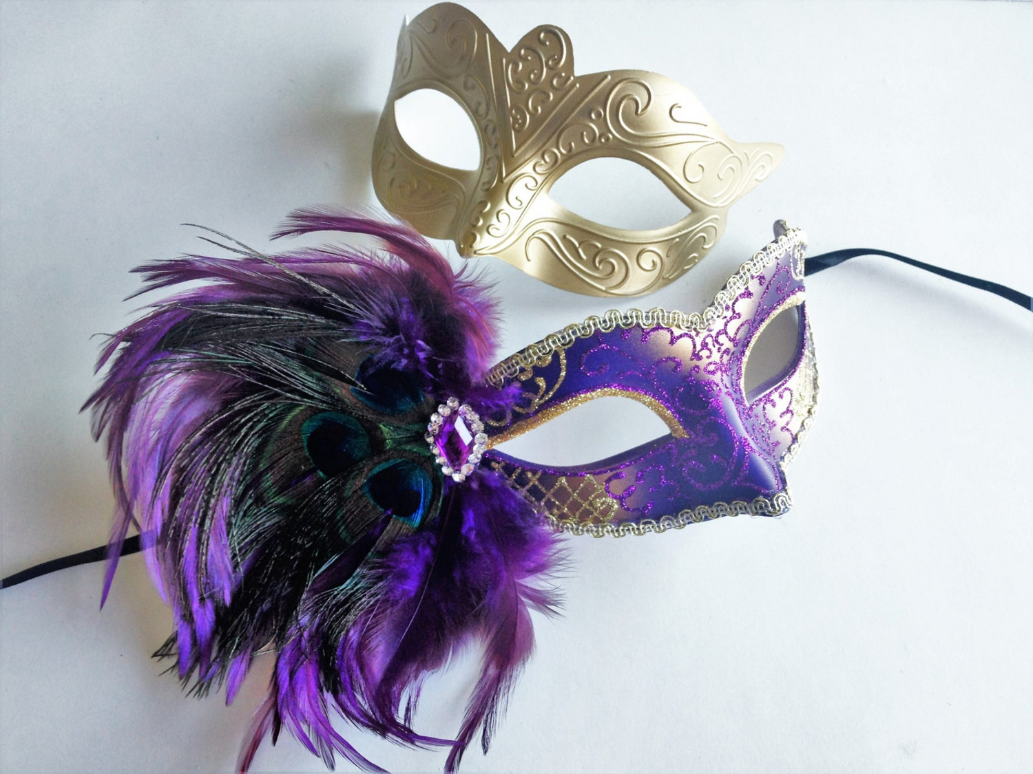 Royal Carnival – Mardi Gras Couples Masks