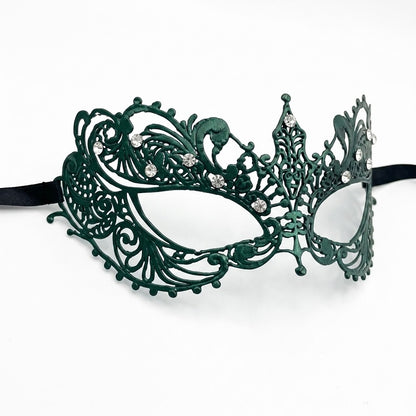 Ana Lace Mask – Emerald Green