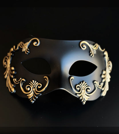 Roman Mask - Gold/Black