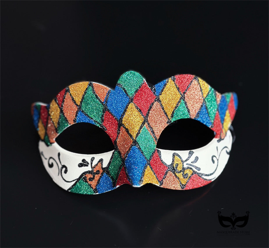 Bulk Masks - Harlequin Glitter Collection
