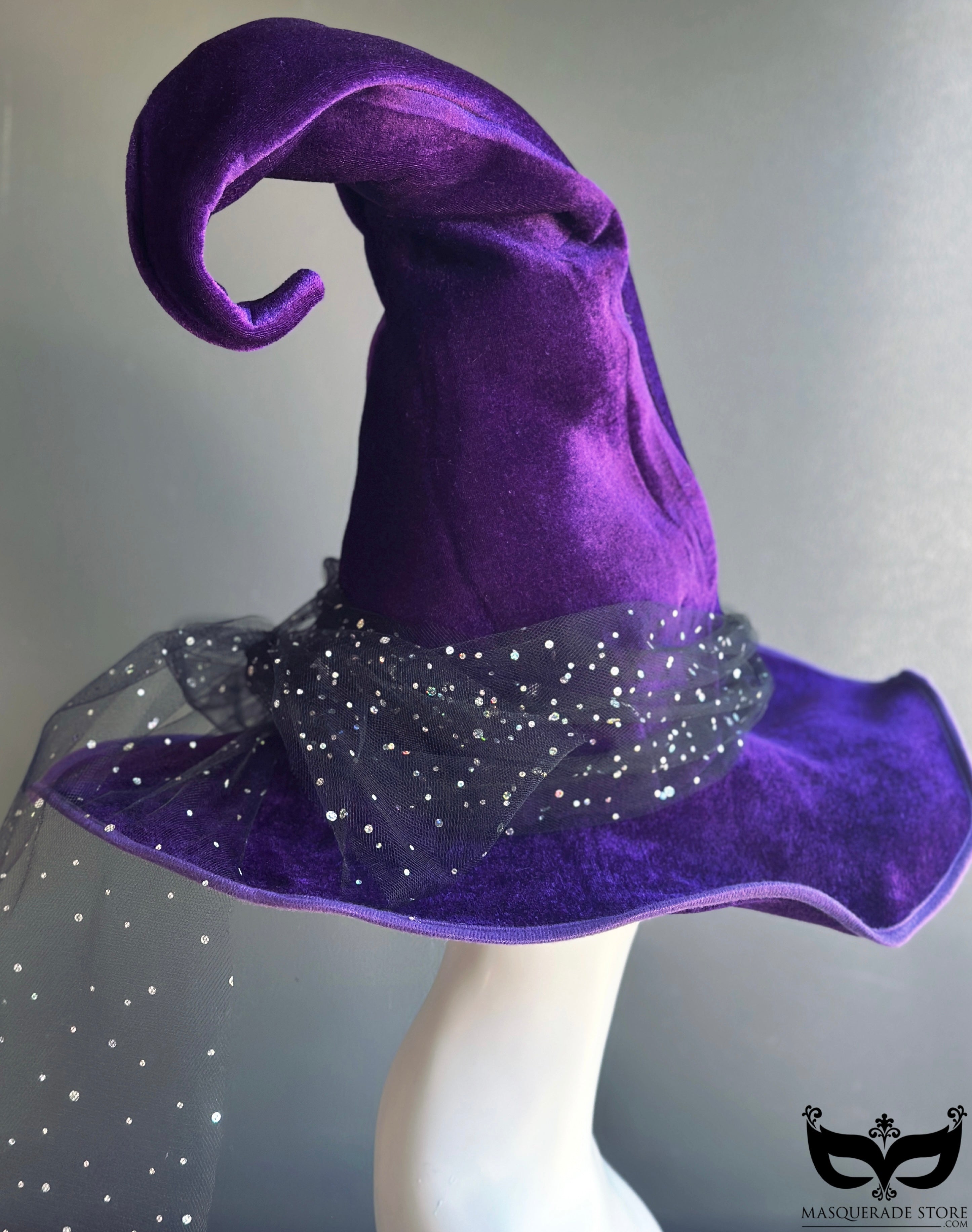 Enchanted Starlight Witch Hat - Purple