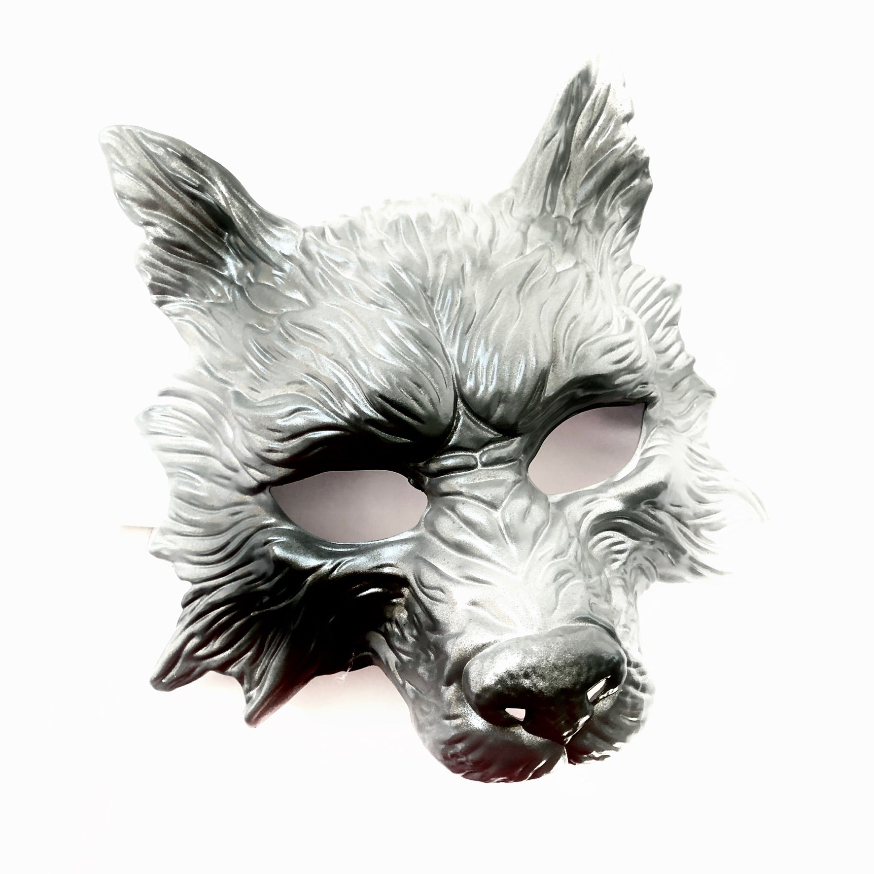 Werewolf  Mask - Black / Ash