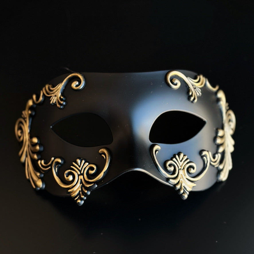 Roman Mask - Gold/Black