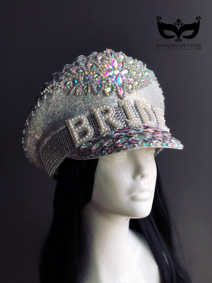 Captain Hat - Iridescent Bride