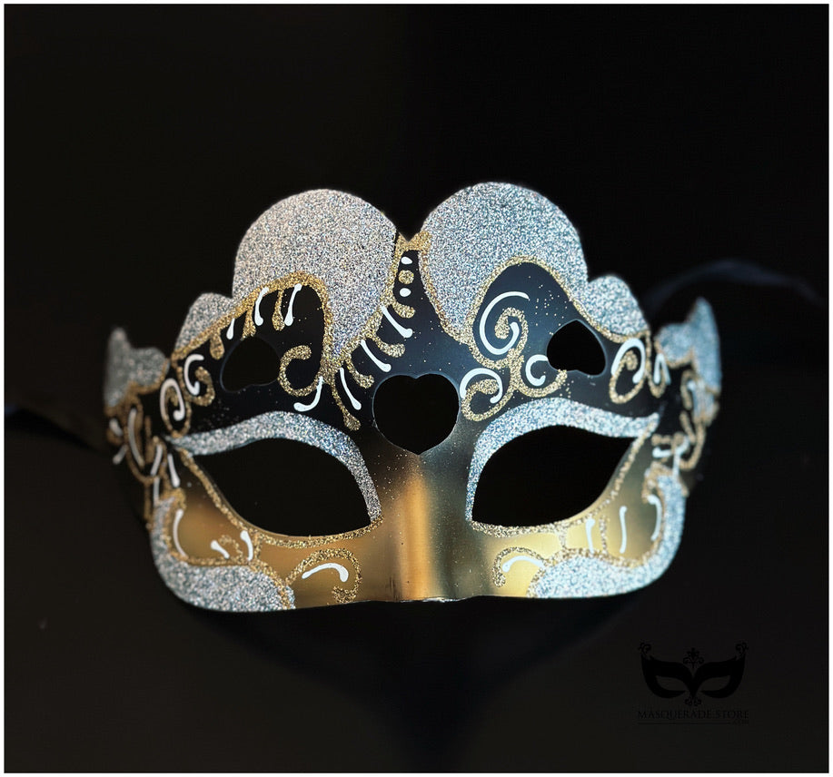 Bulk Masks - Glitter Heart Masquerade Collection