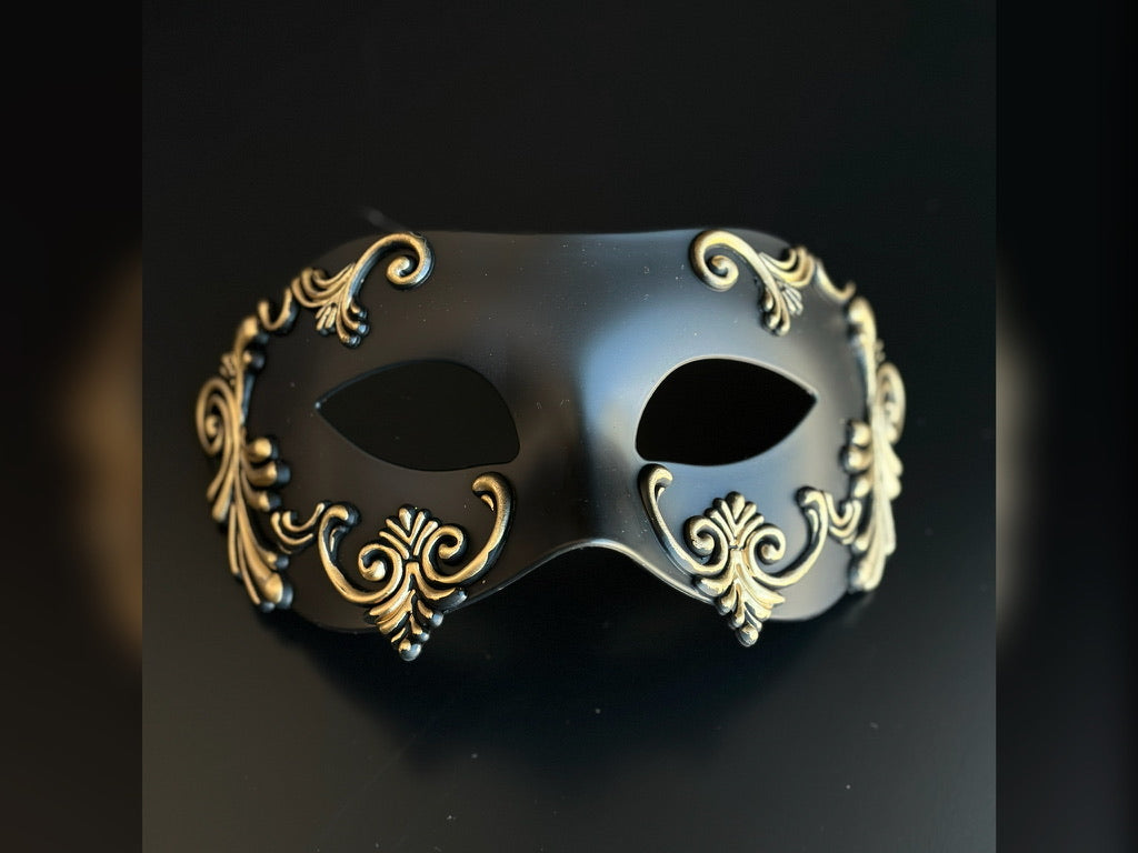 Roman Mask - Gold/Black