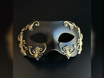 Roman Mask - Gold/Black