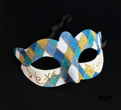 Bulk Masks - Harlequin Glitter Collection