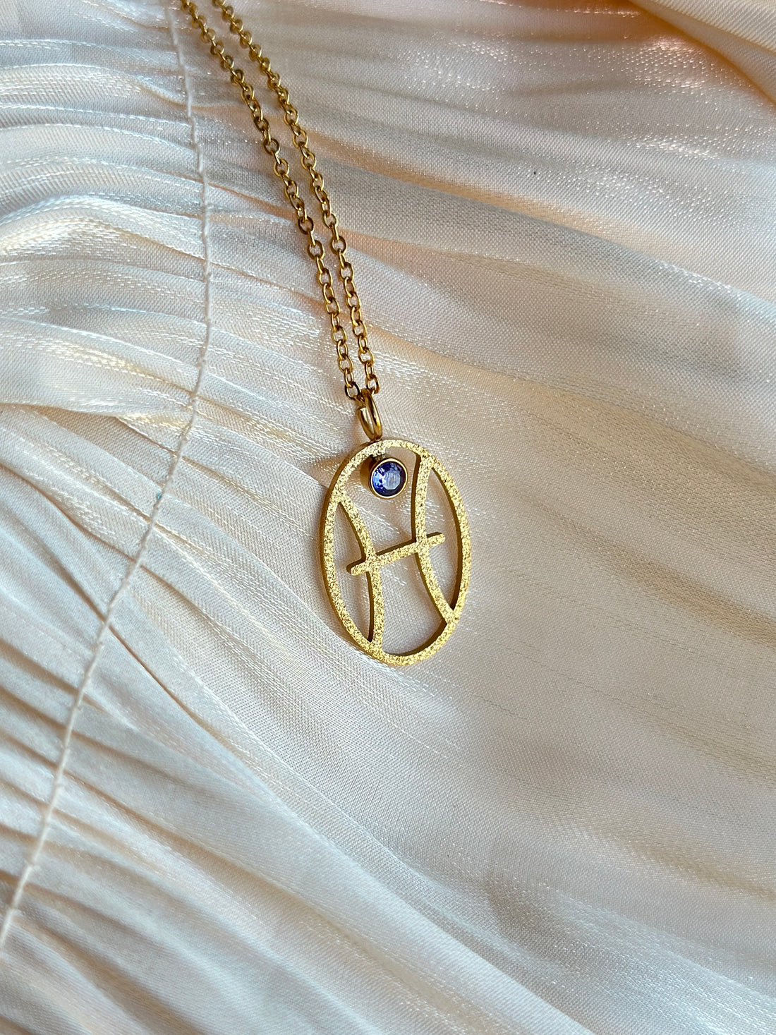 Pisces - Zodiac Necklace (Gold)