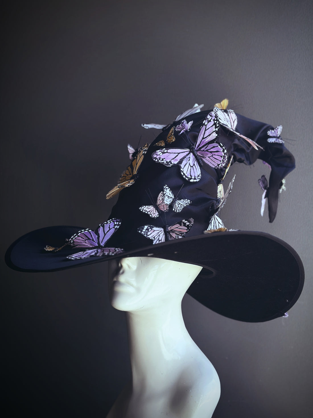 Signature Witch Hat - Pastel Butterflies