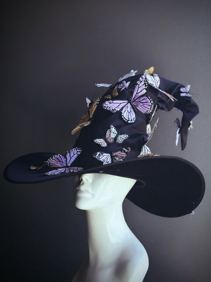Signature Witch Hat - Pastel Butterflies