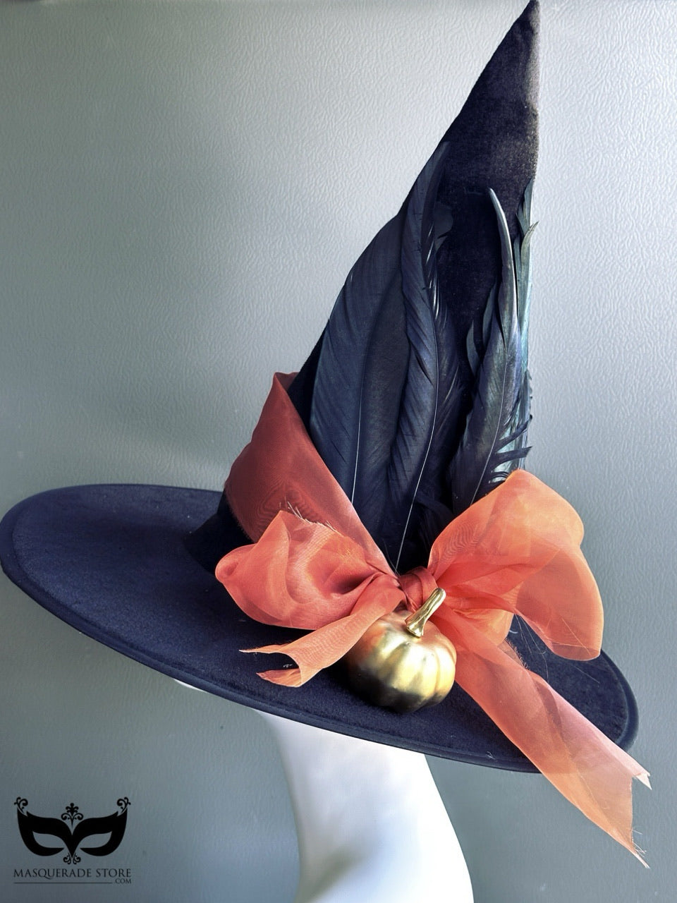 Harvest Hex - Black Orange Witch Hat