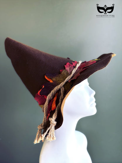 Harvest Hex – Brown Witch Hat