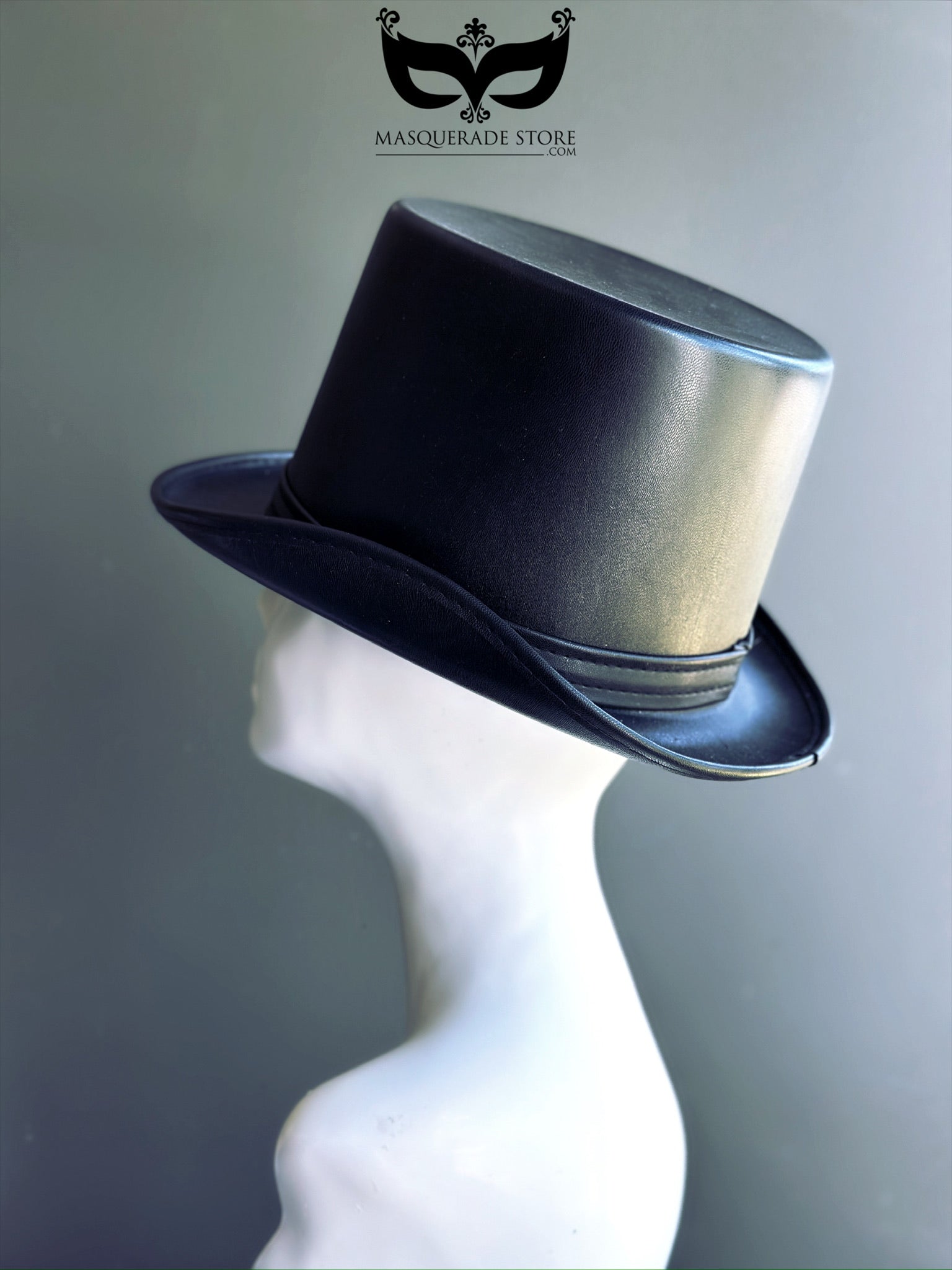 Classic Vegan Leather Top Hat