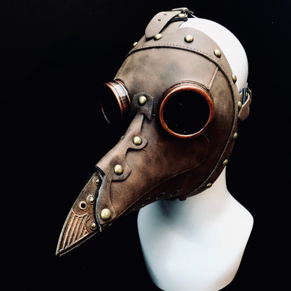Vegan Leather Plague - Dark brown