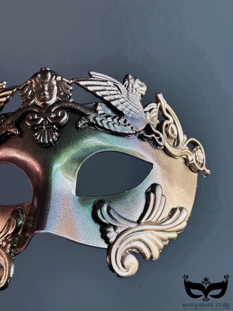 Gladiator Mask - Green Metallic
