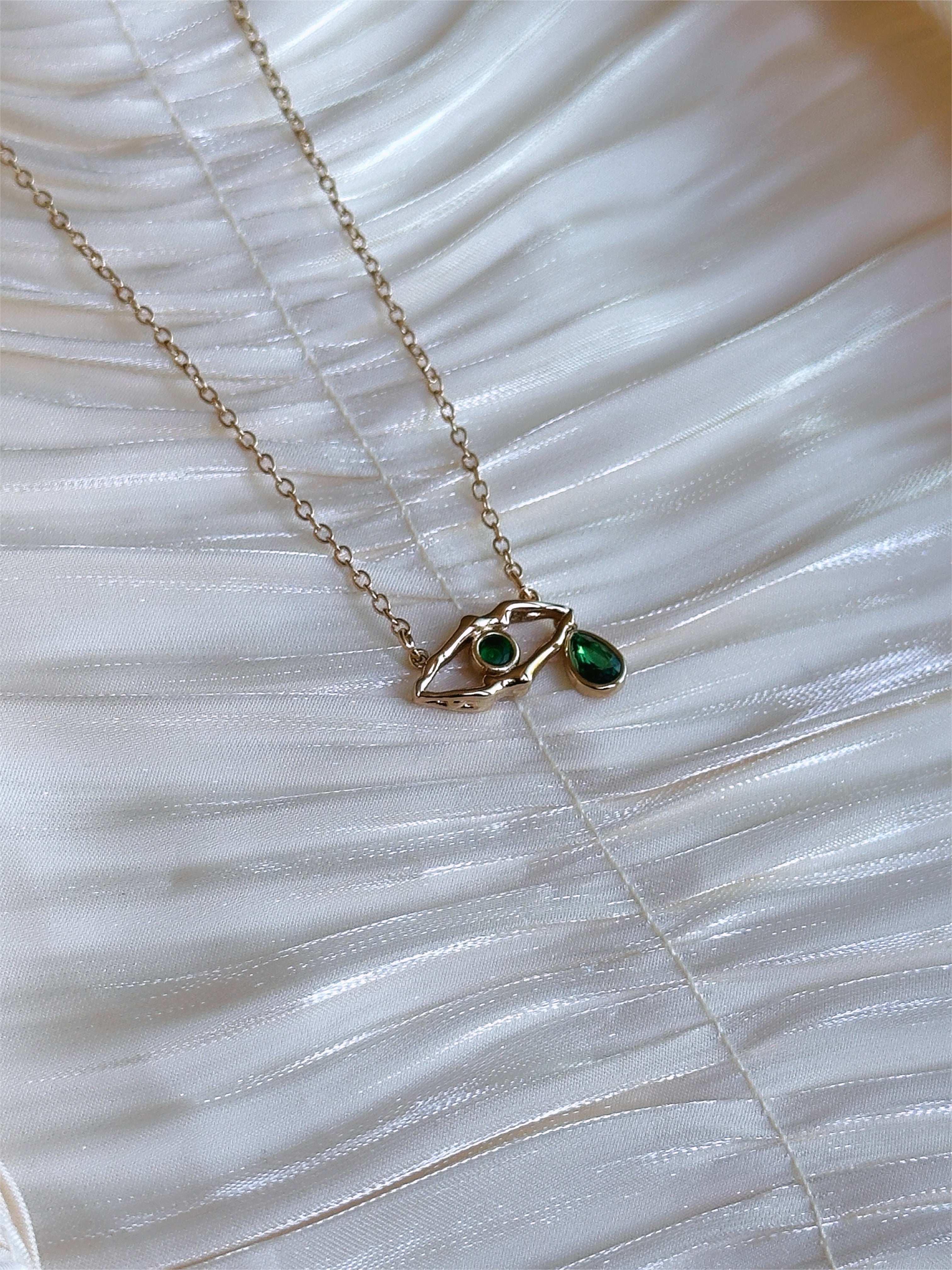 Teardrop Eye Necklace